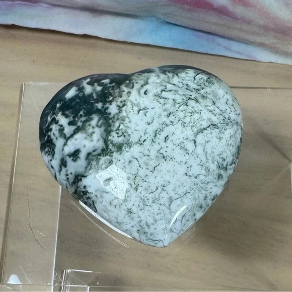 Jewelry - Moss Agate Heart